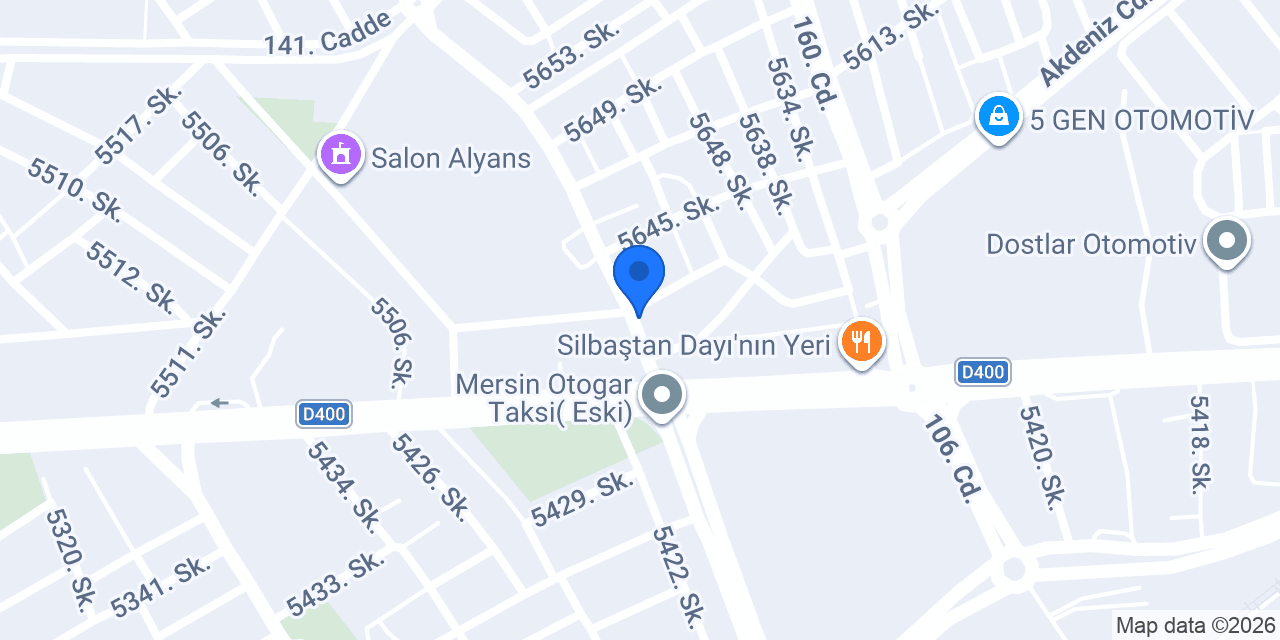 Güneş Otomotiv konumu