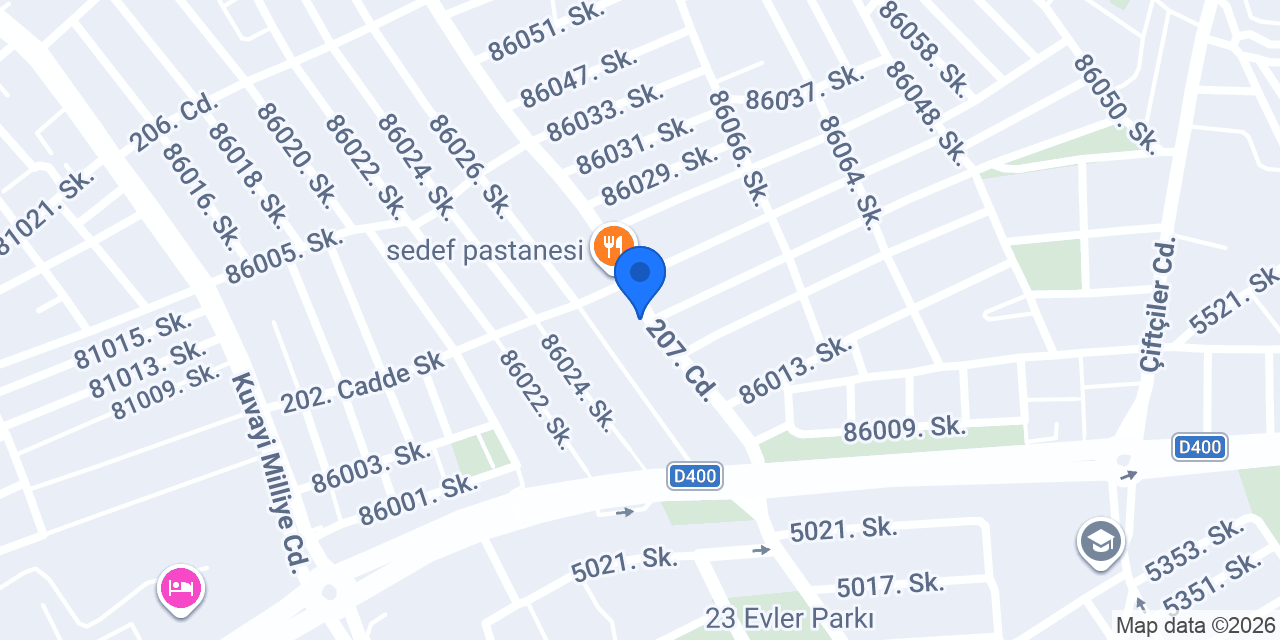 Babacan sıhhi tesisat konumu