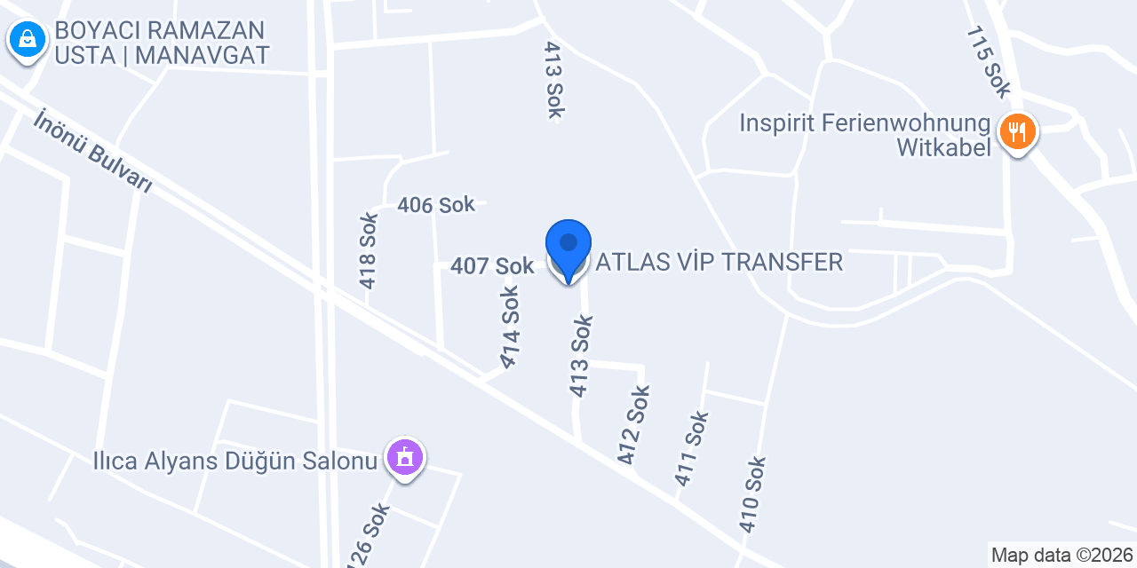 ATLAS VİP TRANSFER konumu