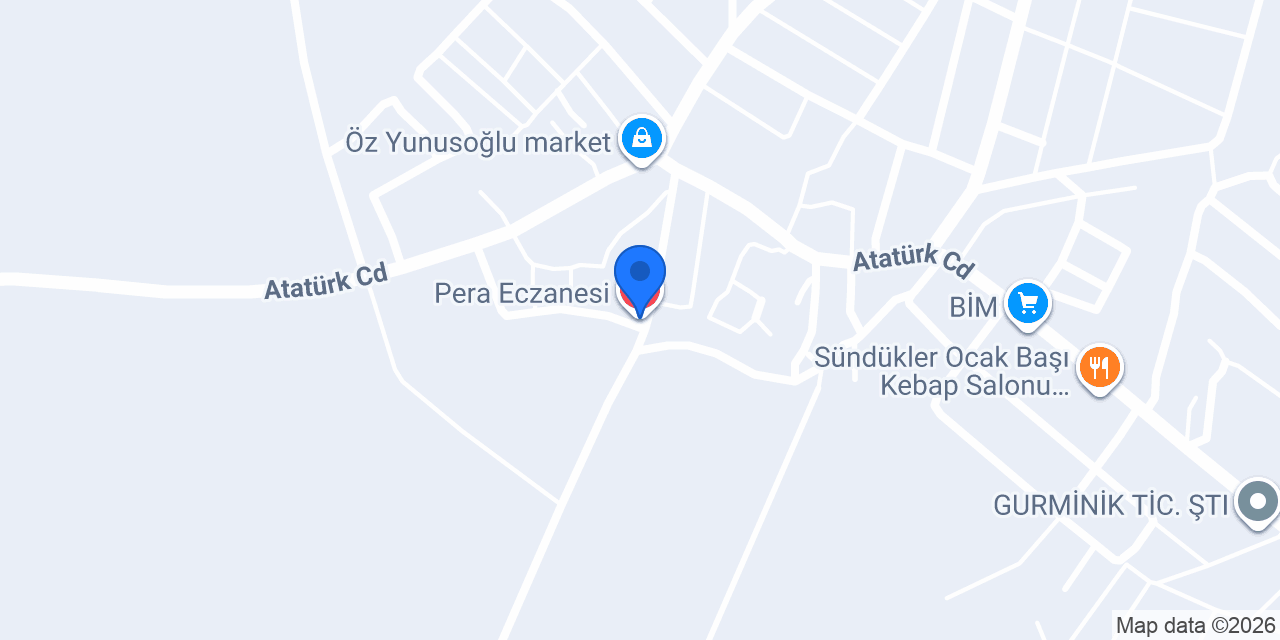Pera Eczanesi konumu