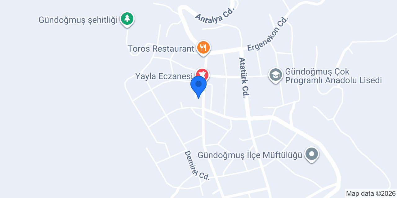 Öz Kasap konumu