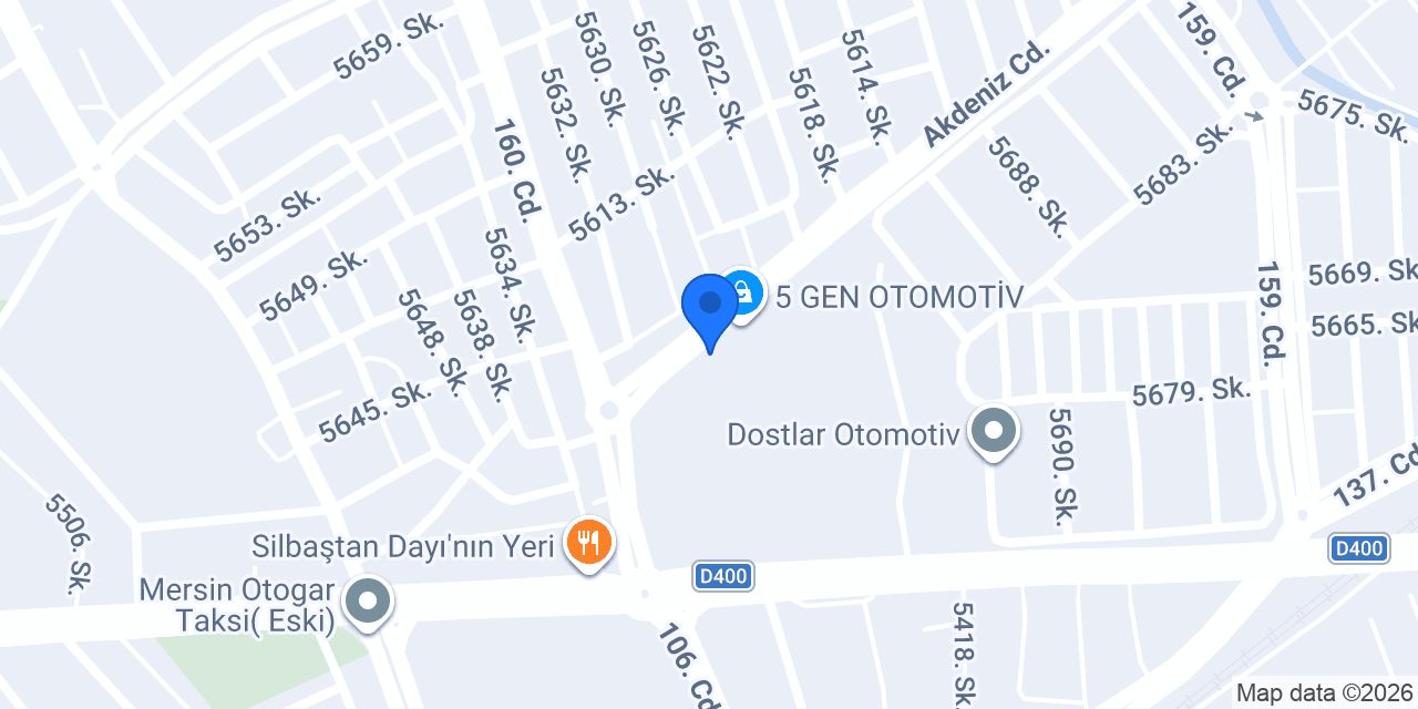 Uçar Oto Radyatör konumu