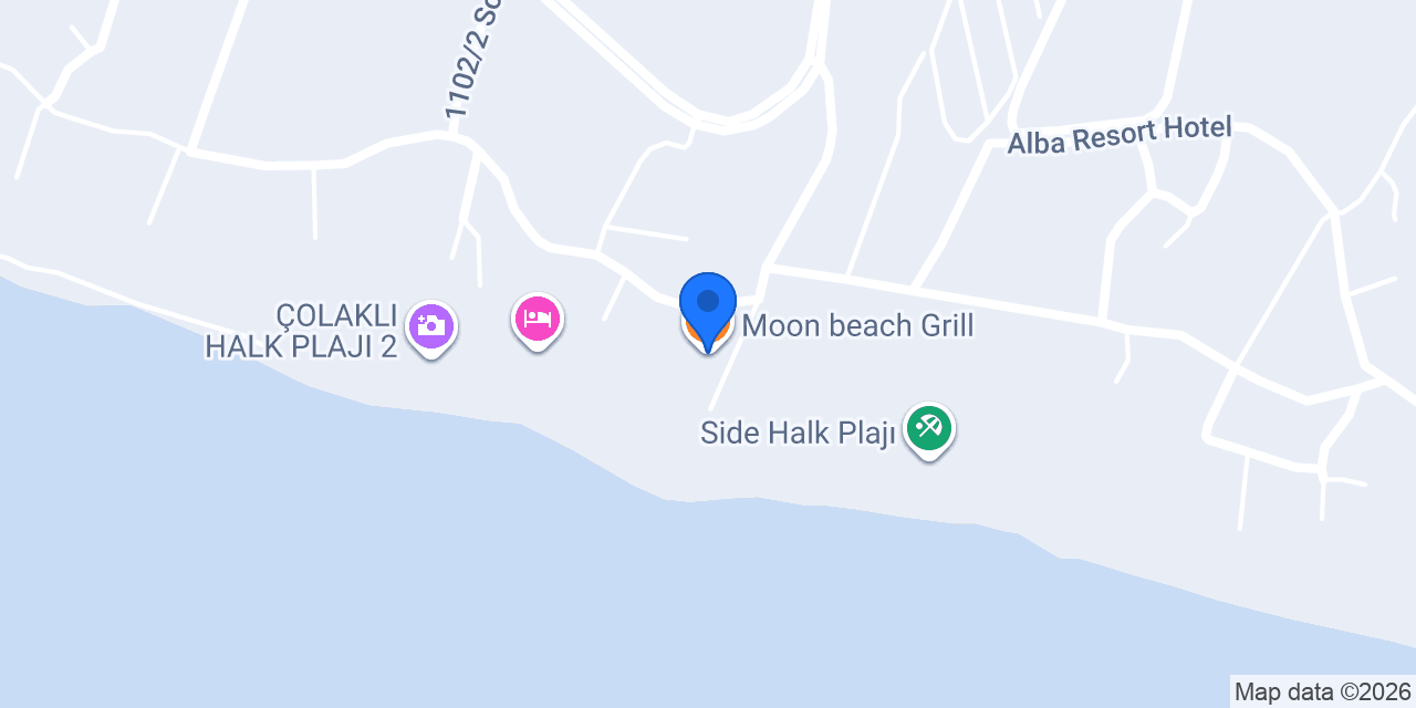 Moon beach Grill konumu