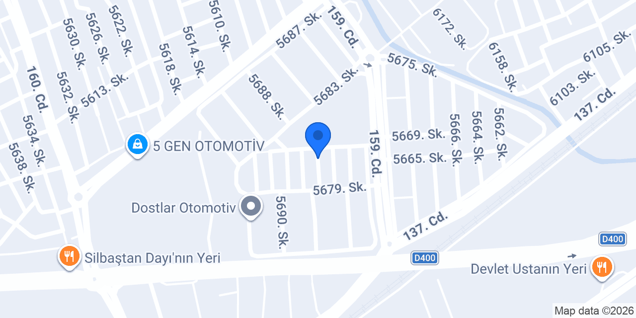 Dinamik Hidrolik Pnömatik Batarya konumu