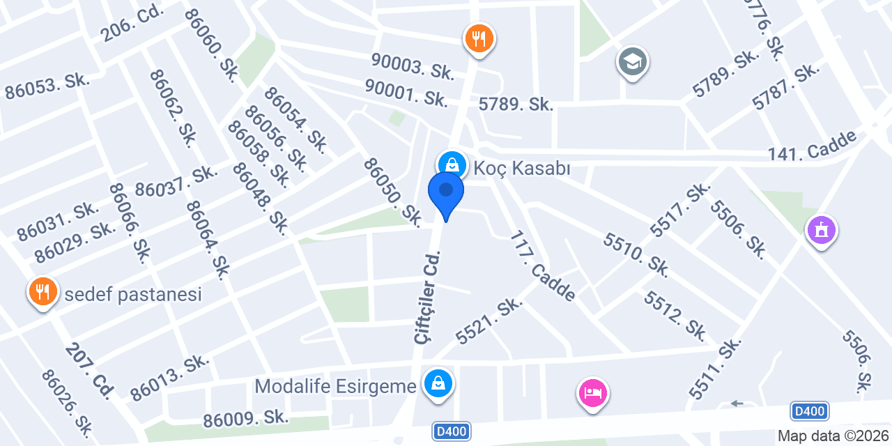 Kuaför Nilgün konumu