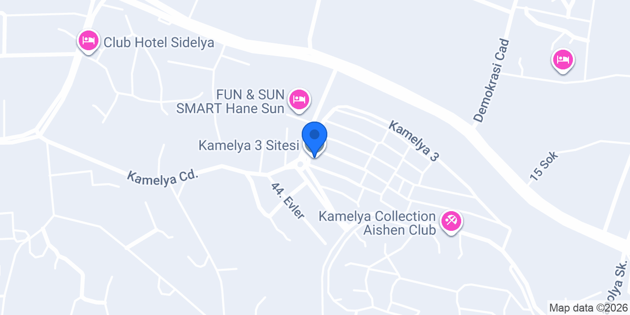 Kamelya 3 Sitesi konumu