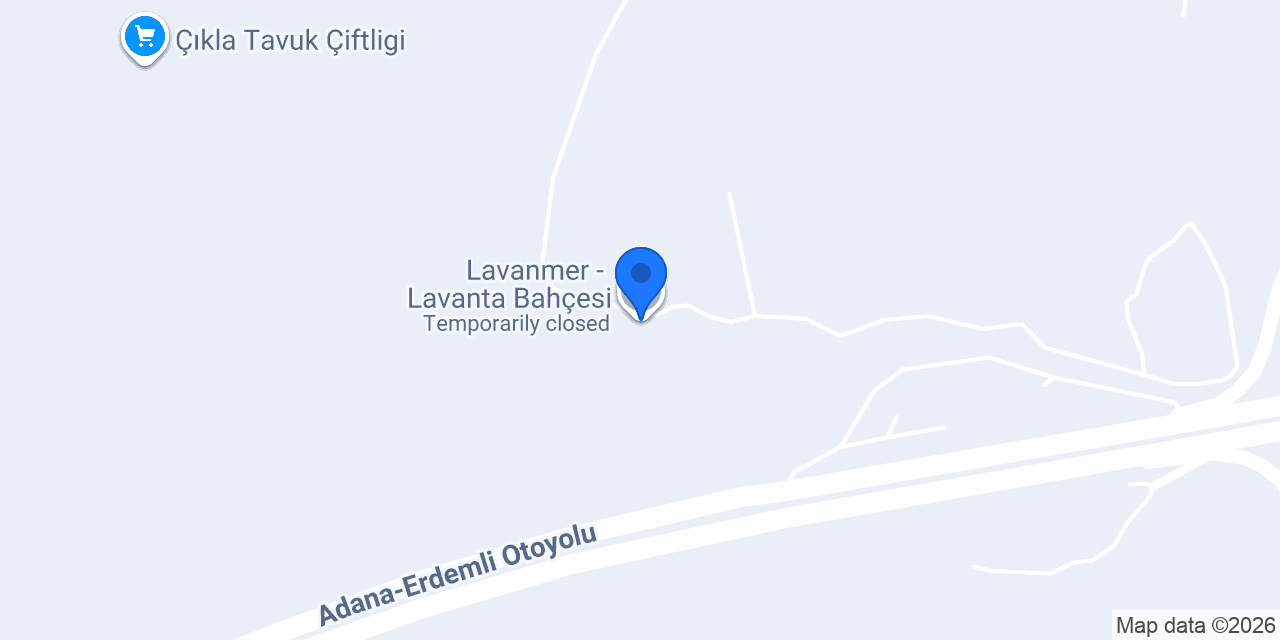 Lavanmer - Lavanta Bahçesi konumu