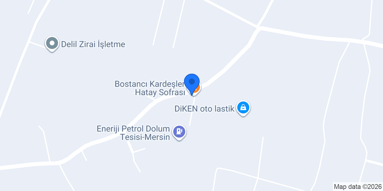 Bostancı Kardeşler Hatay Sofrası konumu