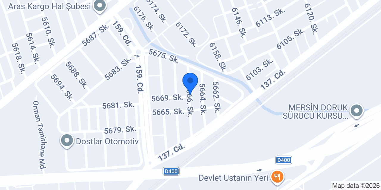 Uğur Otomotiv konumu