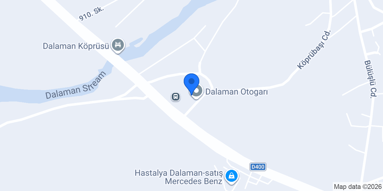 Dalaman Otogarı konumu