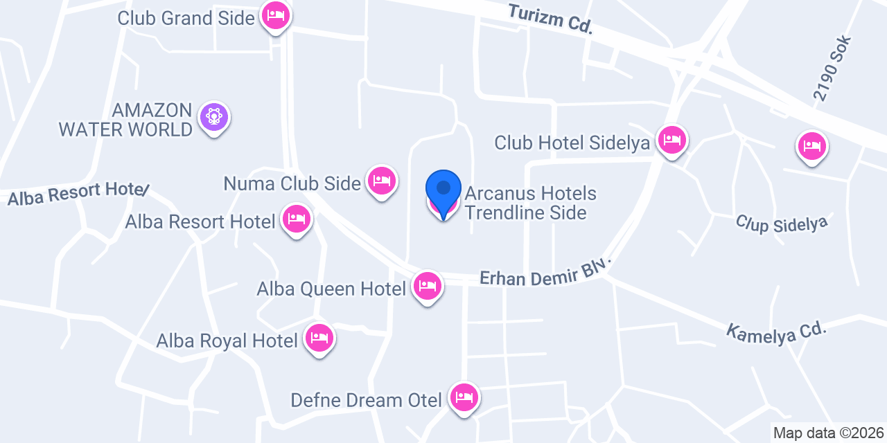 Arcanus Hotels Trendline Side konumu