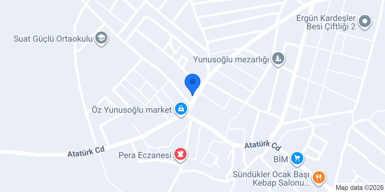 Şahin Döner konumu