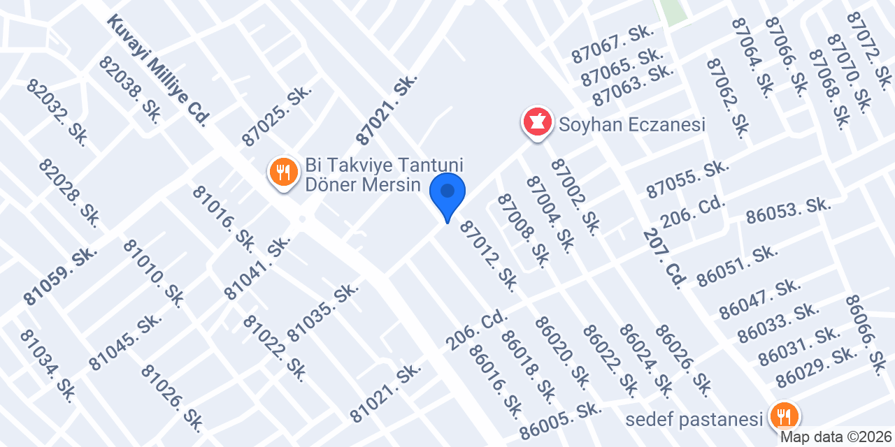 Salon Sevilay Saç Tasarım konumu