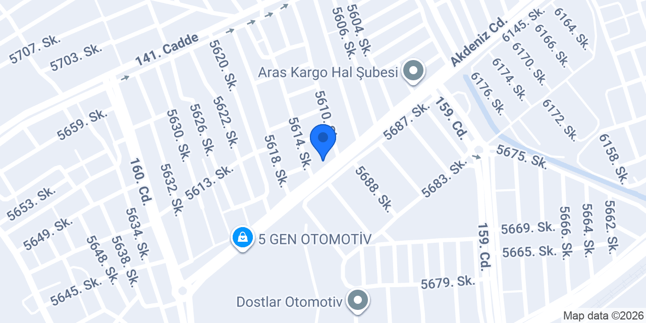 Ceyhan Otomotiv konumu
