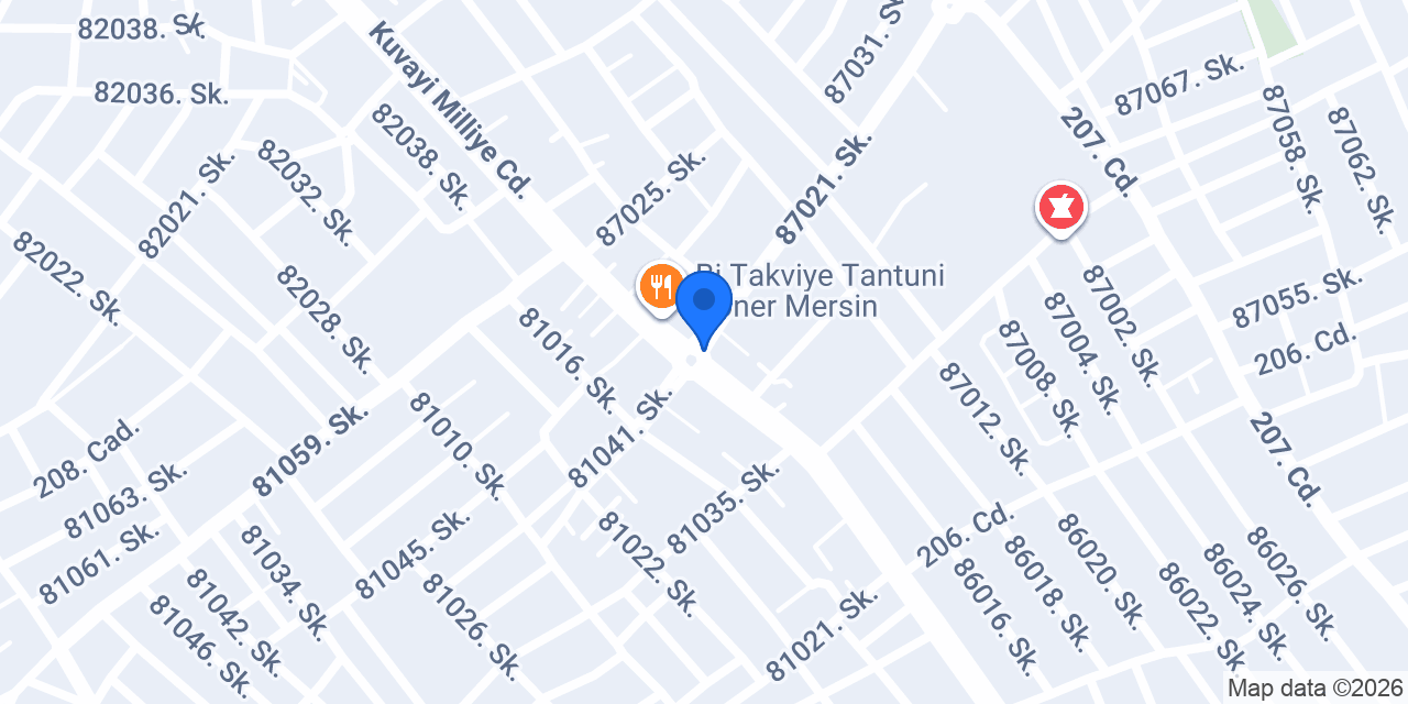 Zeray Kuyumculuk Toroslar Şube konumu