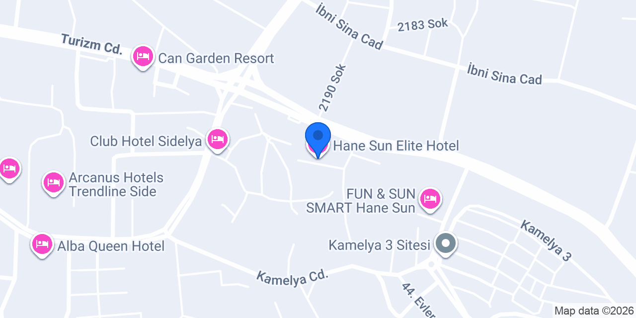 Hane Sun Elite Hotel konumu
