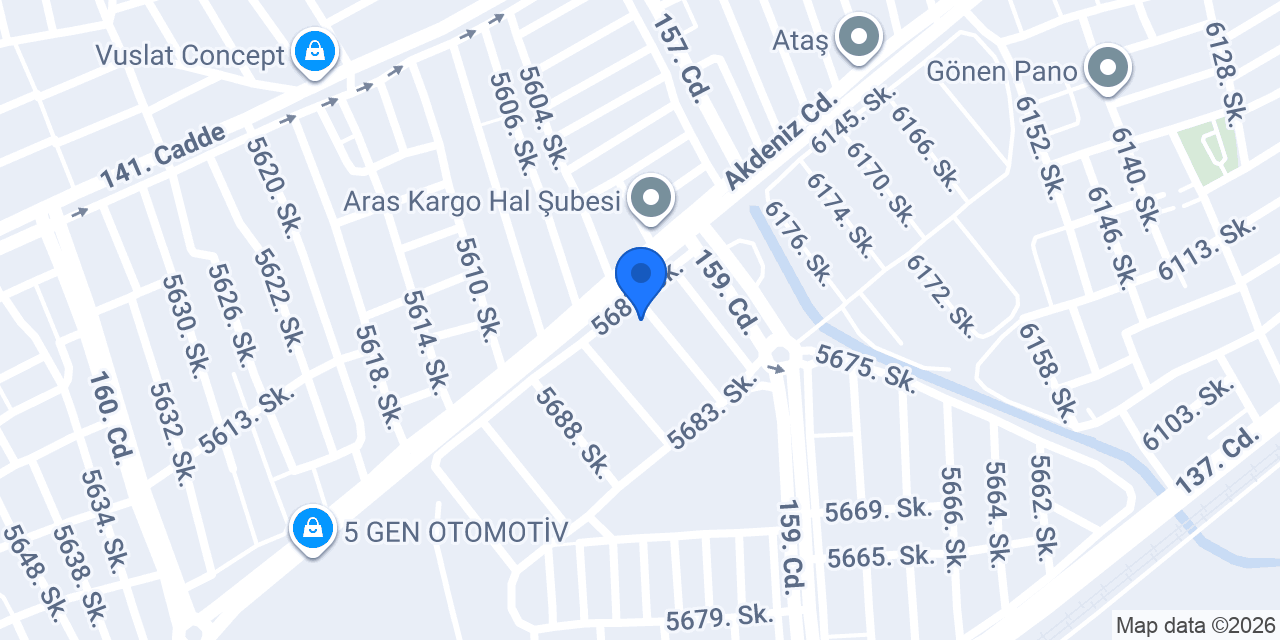 Yiğit Oto Elektrik konumu