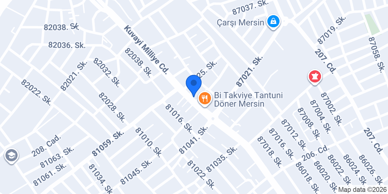 Garanti BBVA Toroslar / Mersin Şubesi konumu