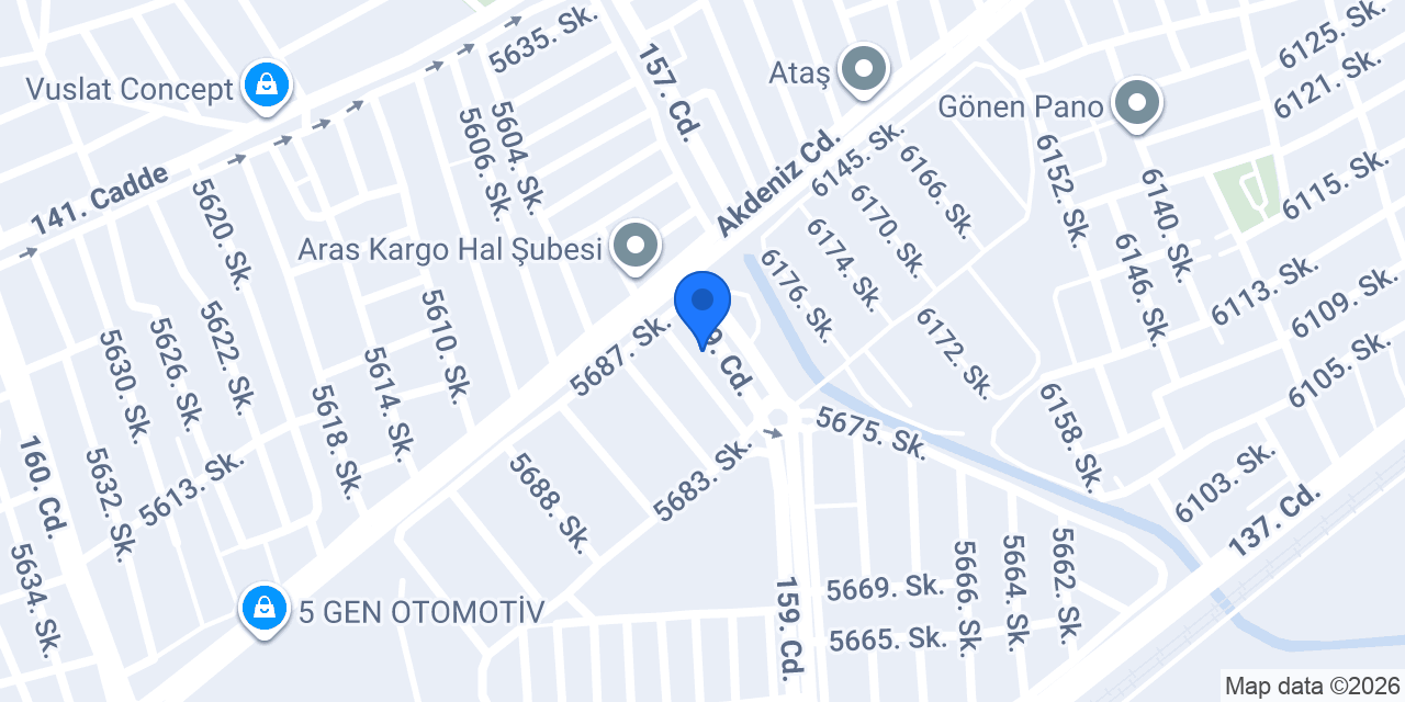 Akansu tesisat konumu