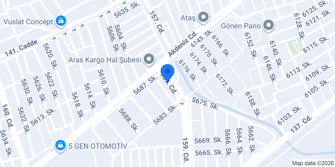Kirve Otomotiv konumu