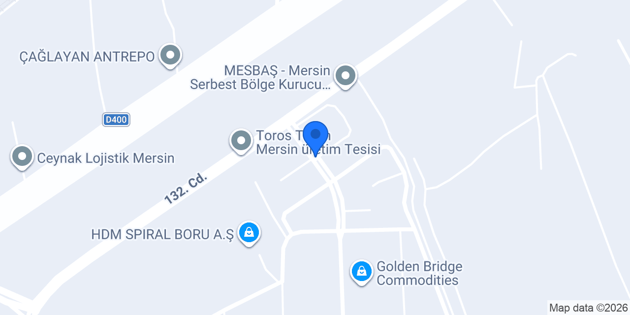 Mersin Serbest Bölge Taksi konumu