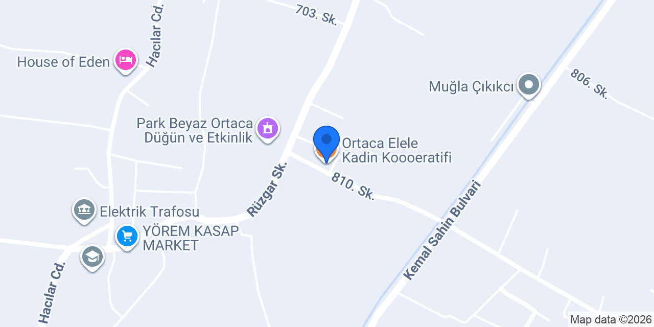 Ortaca Elele Kadin Koooeratifi konumu