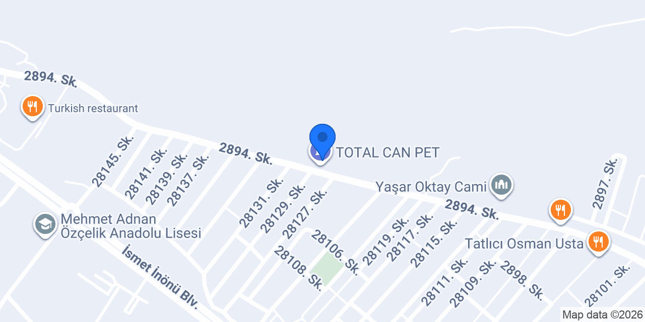 TOTAL CAN PET konumu