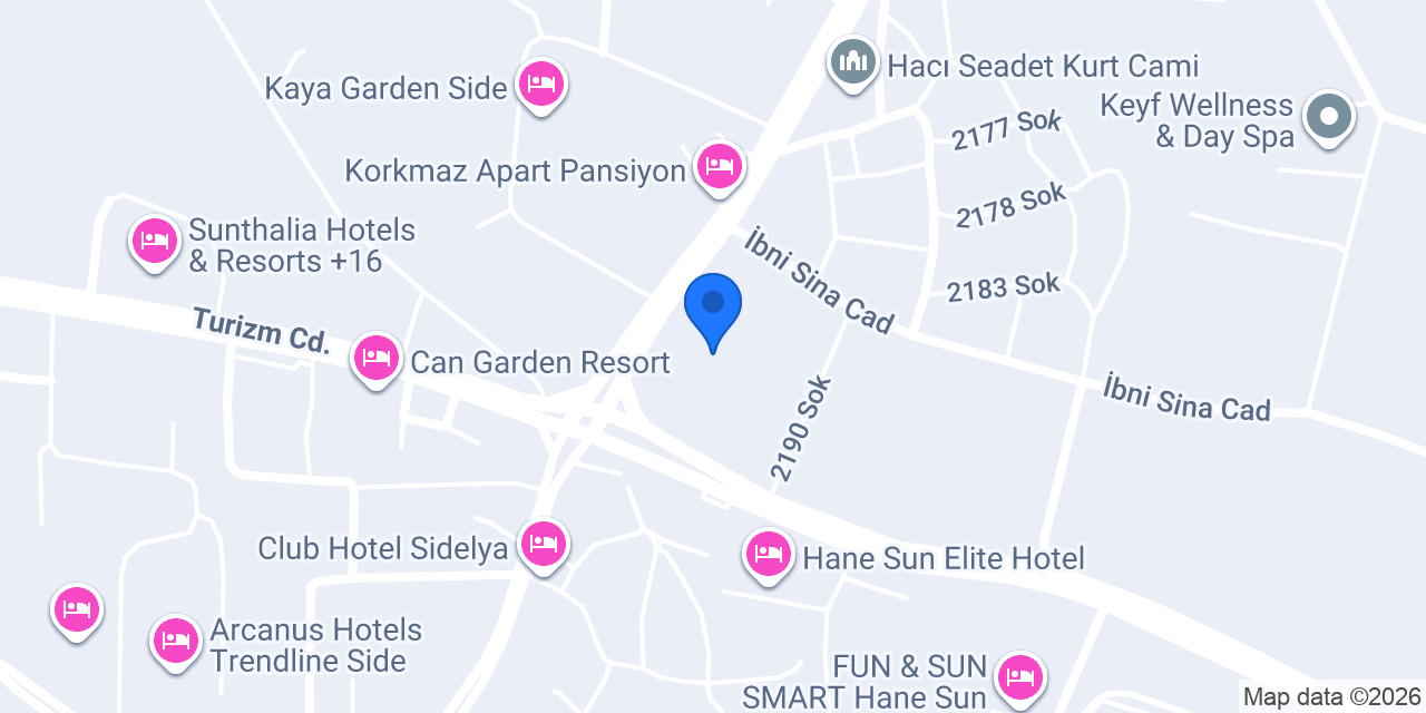 Yavuzhan Otel konumu