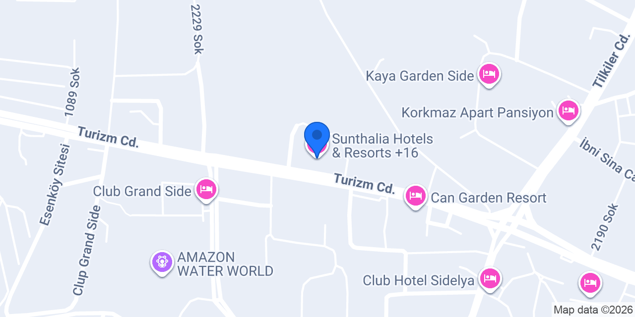 Sunthalia Hotels & Resorts +16 konumu