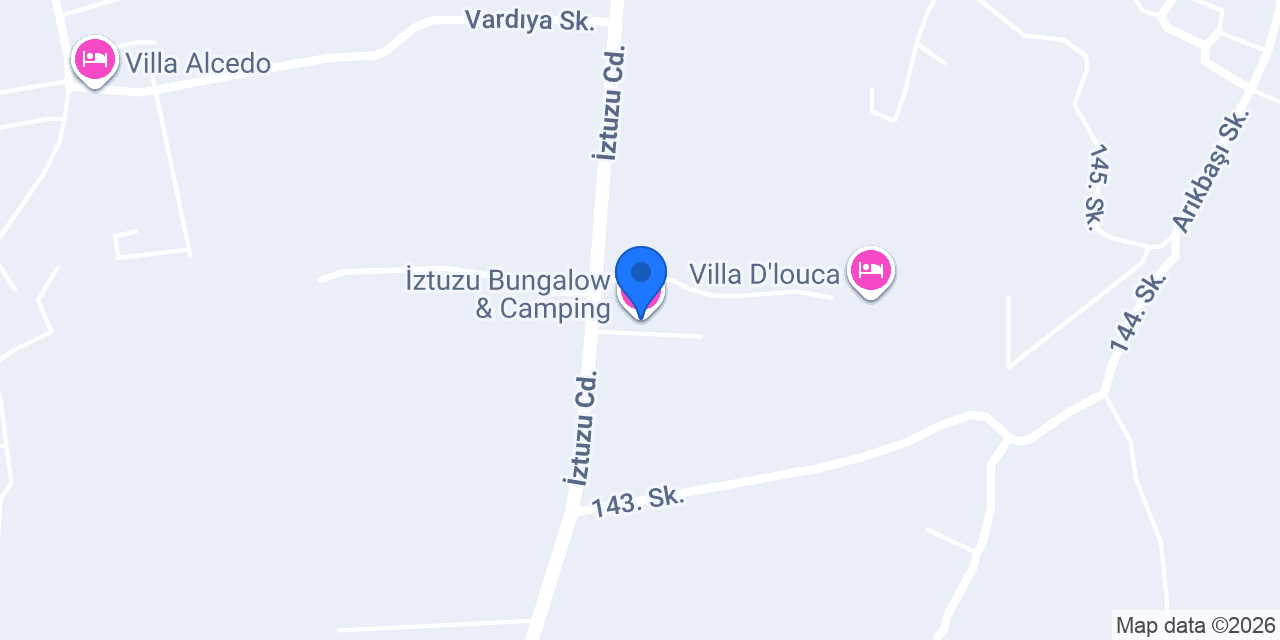 İztuzu Bungalow & Camping konumu