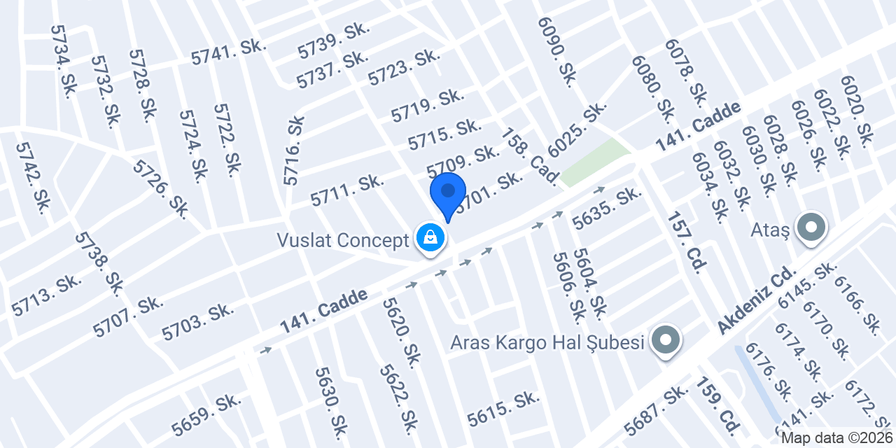 Güçler Mobilya konumu