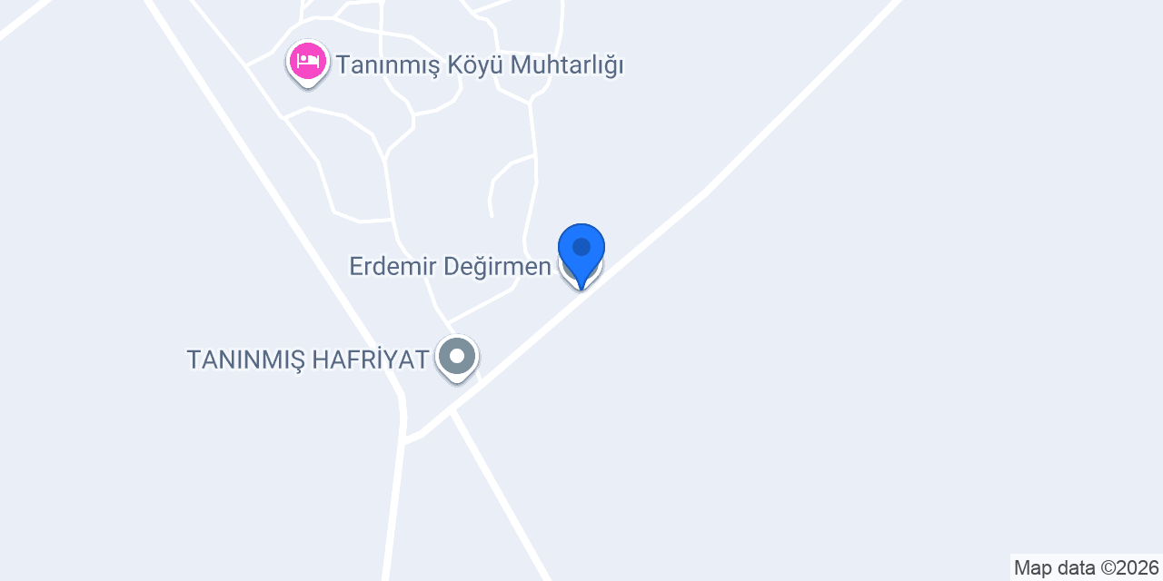 Erdemir Değirmen konumu