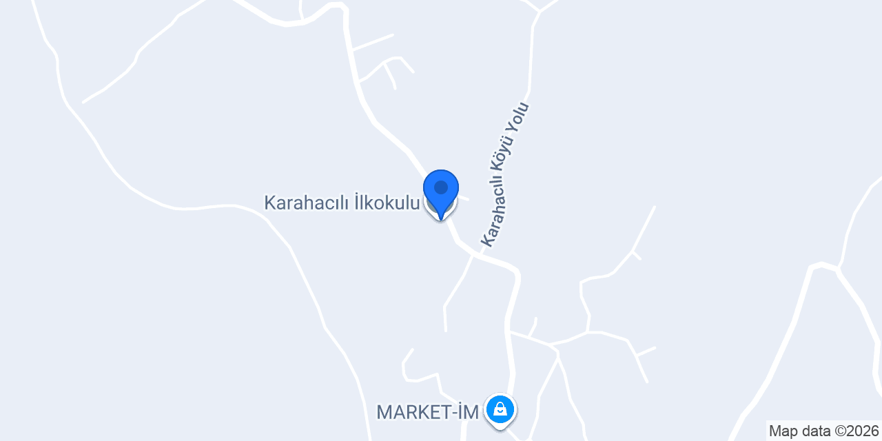 Karahacılı İlkokulu konumu