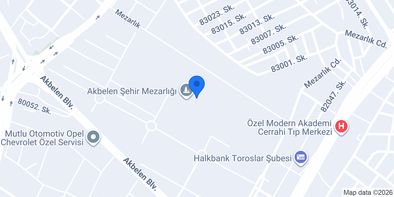 Özlütaşlar konumu