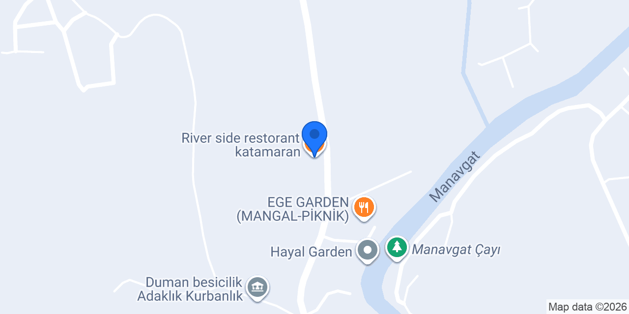 River side restorant katamaran konumu