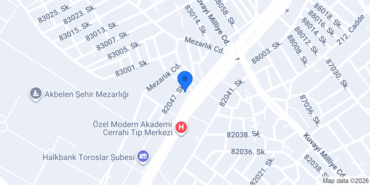 Mersin Şirin Hediyelik konumu