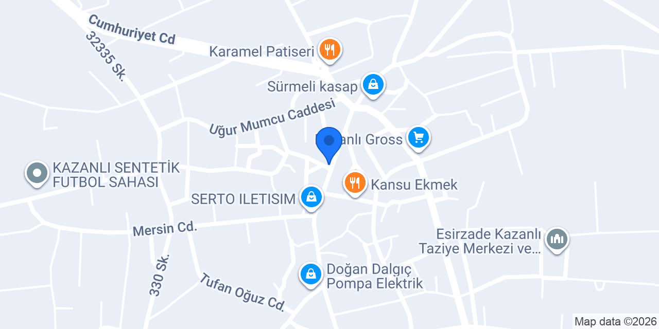 Emir Tantüni ve Izgara çeşitleri konumu
