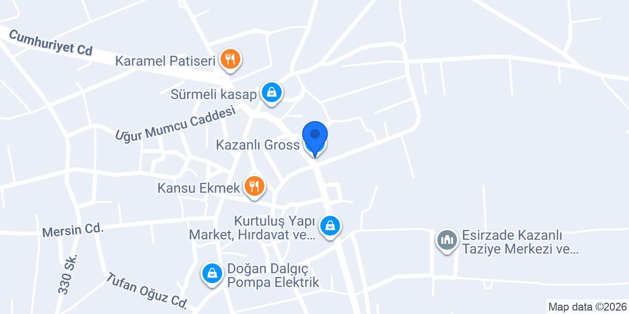 Kazanlı Gross konumu