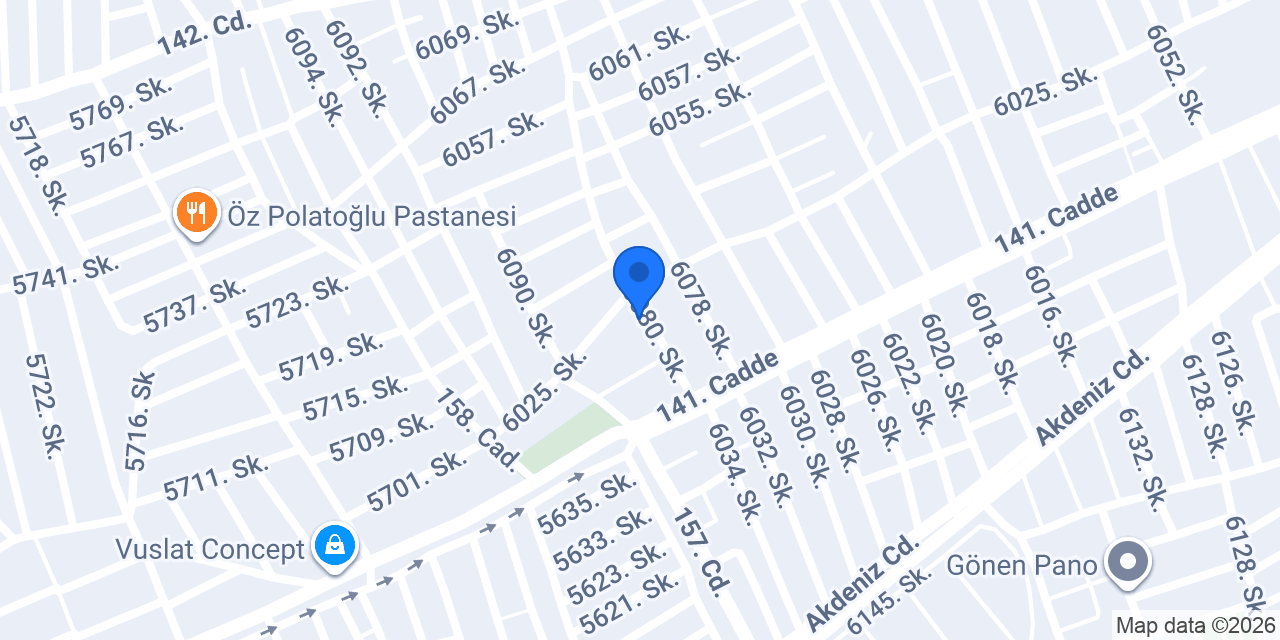 Akatoğulları Gıda konumu