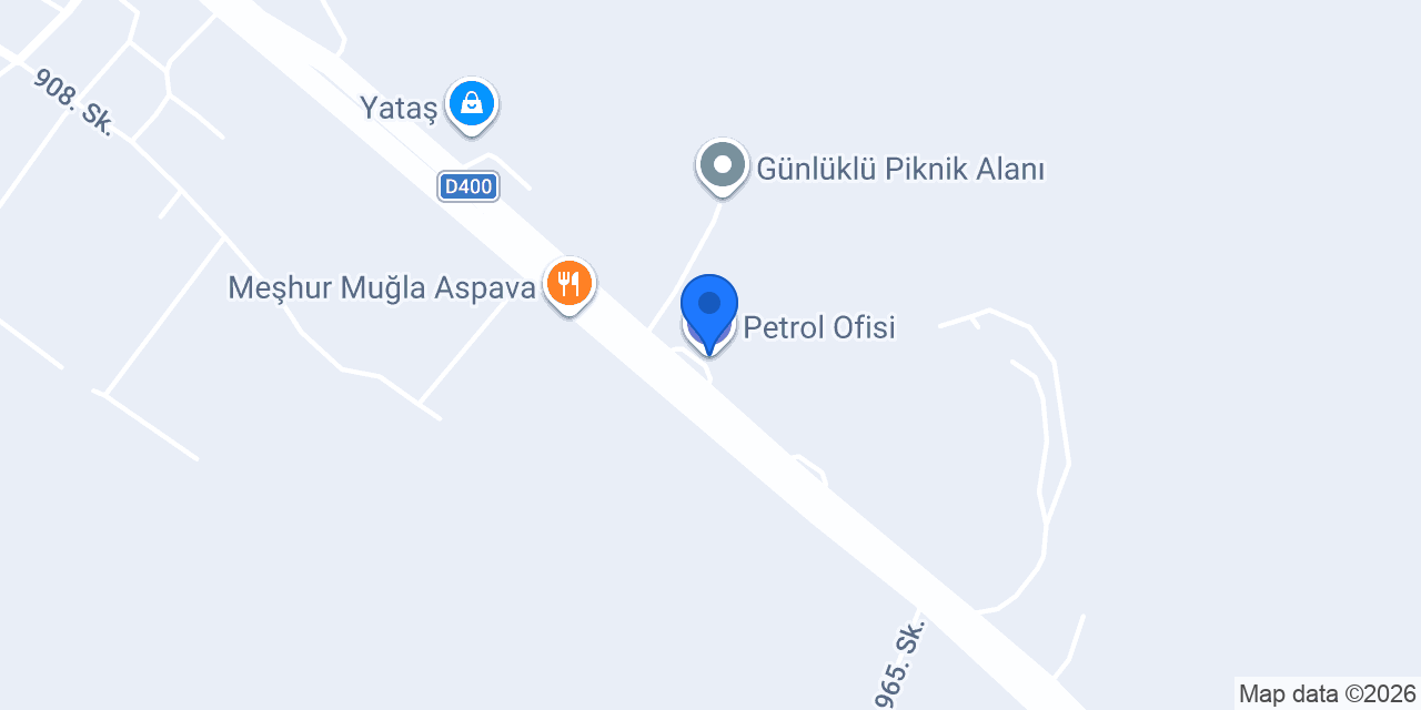 Petrol Ofisi konumu