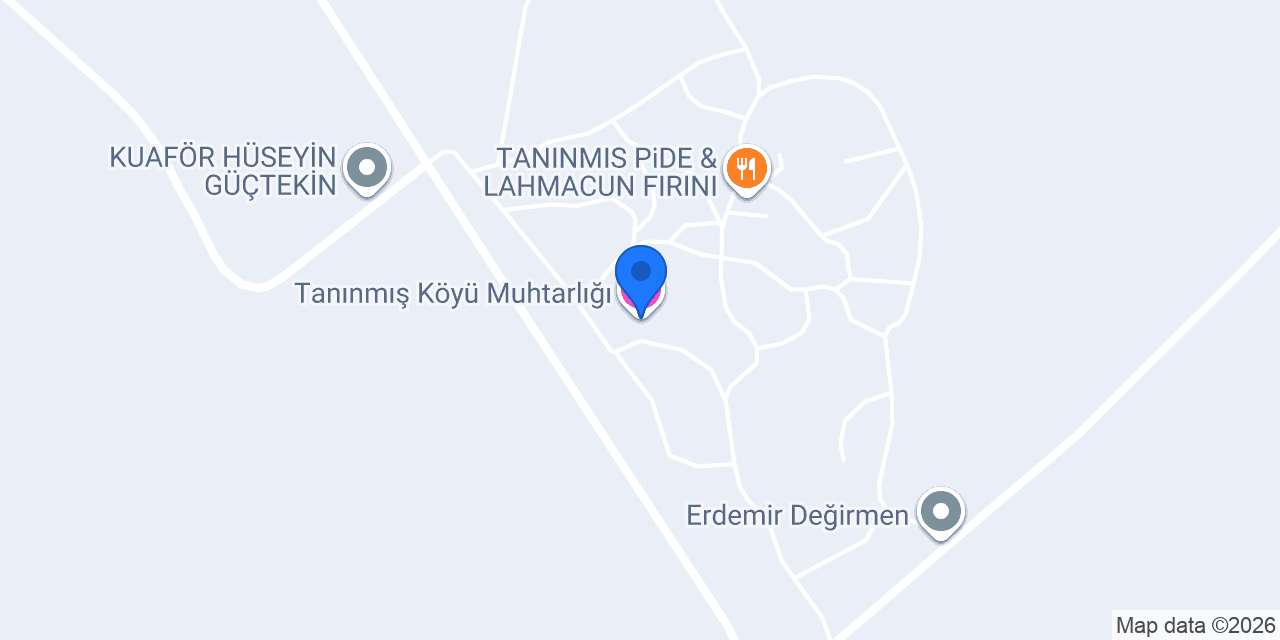 Tanınmış Köyü Muhtarlığı konumu