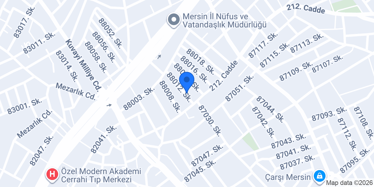 Pinkrosehome Office Mersin konumu