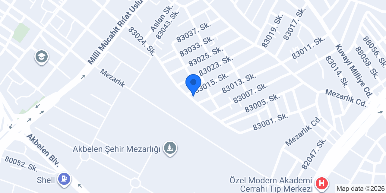 Mersin kabir bakım peyzaj konumu