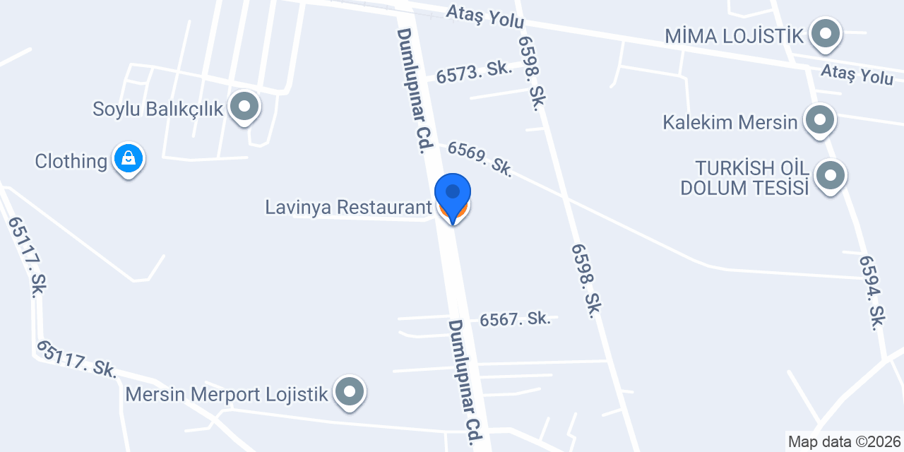 Lavinya Restaurant konumu