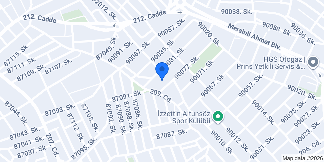 T.S.O. Eğitim Vakfı İlkokulu konumu