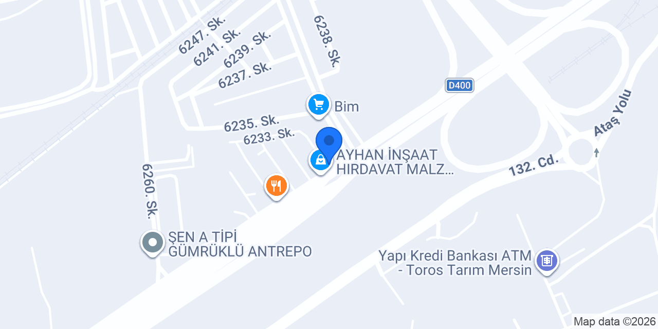 Elpa Değirmen Makinaları ve Yedek Parça konumu
