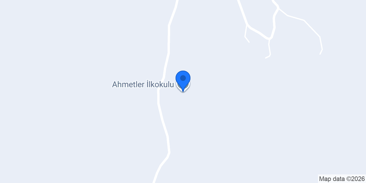 Ahmetler İlkokulu konumu