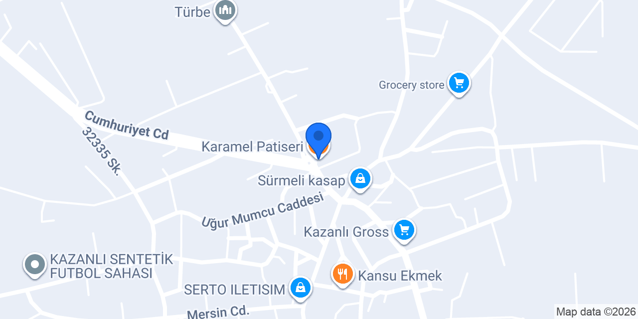 Karamel Patiseri konumu