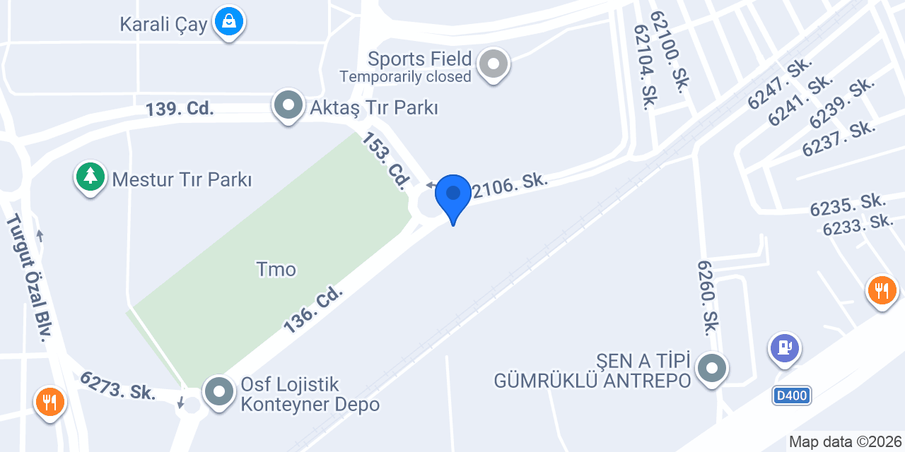 Savaş Lojistik konumu