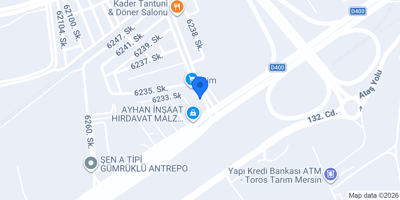 Mil-Mak İş Makinaları konumu